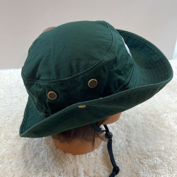 Michigan State Spartans Wide Brim Boonie Hat Adjustable Strap Green Unisex - Picture 7 of 7